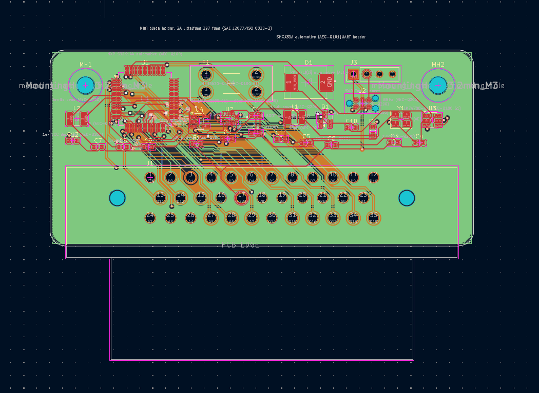 Manifold PCB routing layout